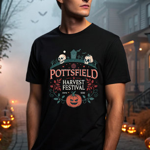 Pottsfield Harvest Festival - Pumpkin Village  T-Shirt
