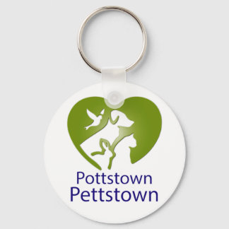 Pottstown Pettstown Basic Button Keychain