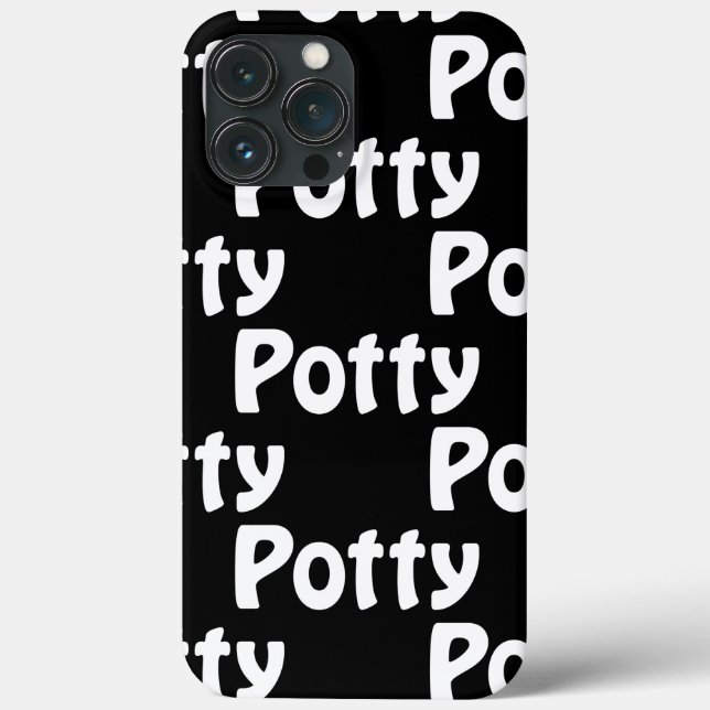 Potty Case-Mate iPhone Case (Back)