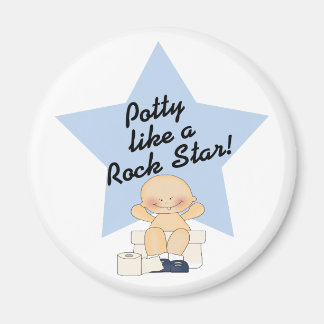 Potty Like A Rock Star Magnet