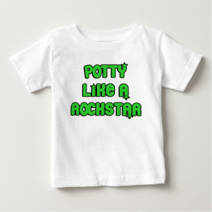 Potty Like A Rockstar Baby T-Shirt
