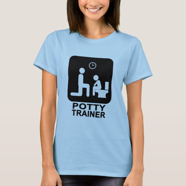 Potty Trainer Ladies - Light T-Shirt (Front)