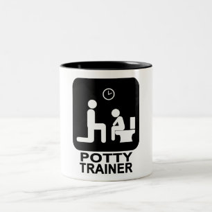 Potty Trainer Mug - White