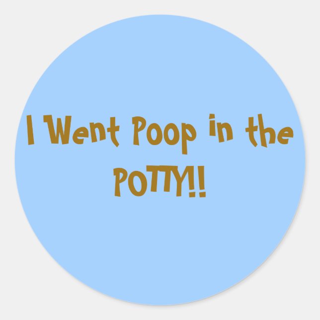 Potty Training stickers (Front)