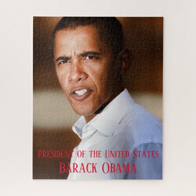 POTUS Barack Obama Portrait Jigsaw Puzzle (Vertical)