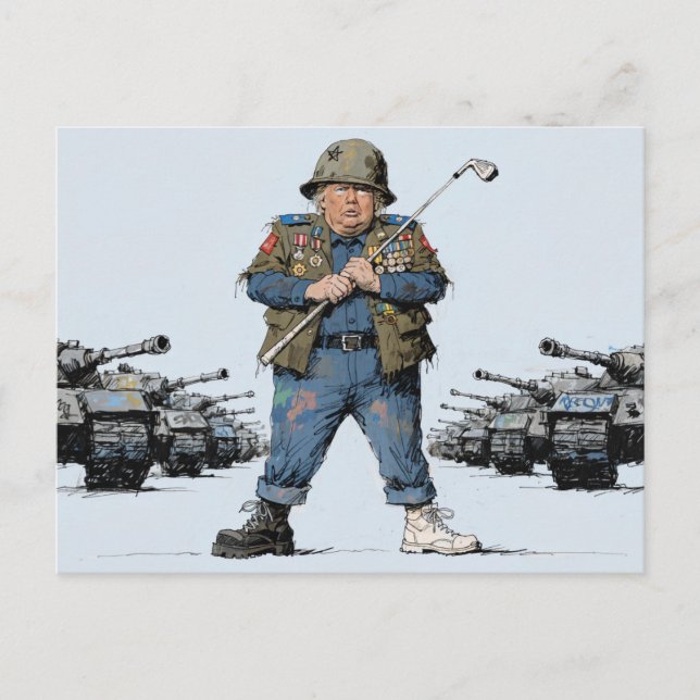 POTUS in chaos Postcard (Front)