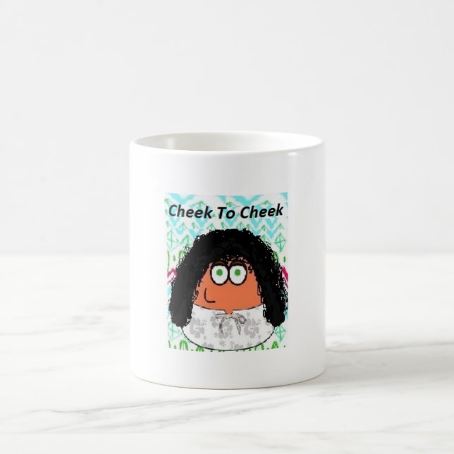 Pou_Cheek You the Cheek Coffee Mug (Center)