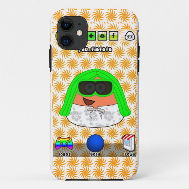 Pou Fiofofo Custom iPhone 5 Case-Mate iPhone Case (Back)