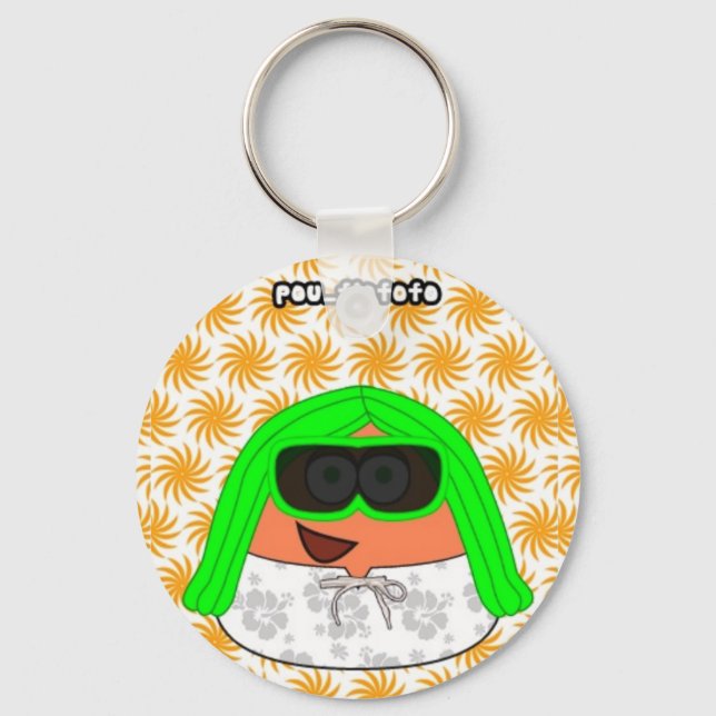 Pou Fiofofo Keychain (Front)
