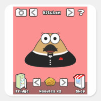Pou hitle sticker
