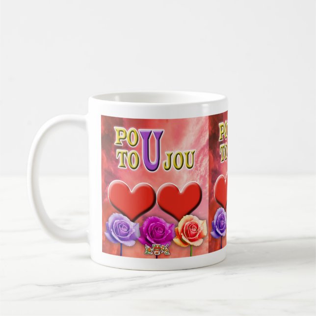 Pou Toujou Coffee Mug (Left)