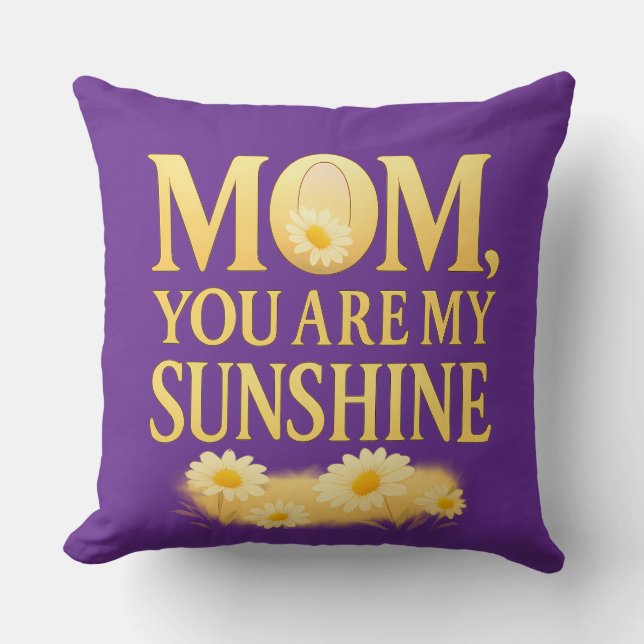 Pouf - Cosy & Heartfelt Mother's Day Decor Cushion (Front)