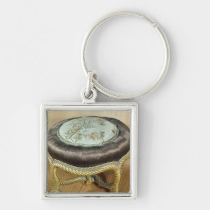 Pouffe, Second Empire Style Key Ring