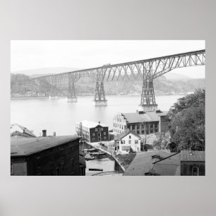 Poughkeepsie Bridge, 1904 Poster
