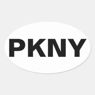 POUGHKEEPSIE, NY OVAL STICKER