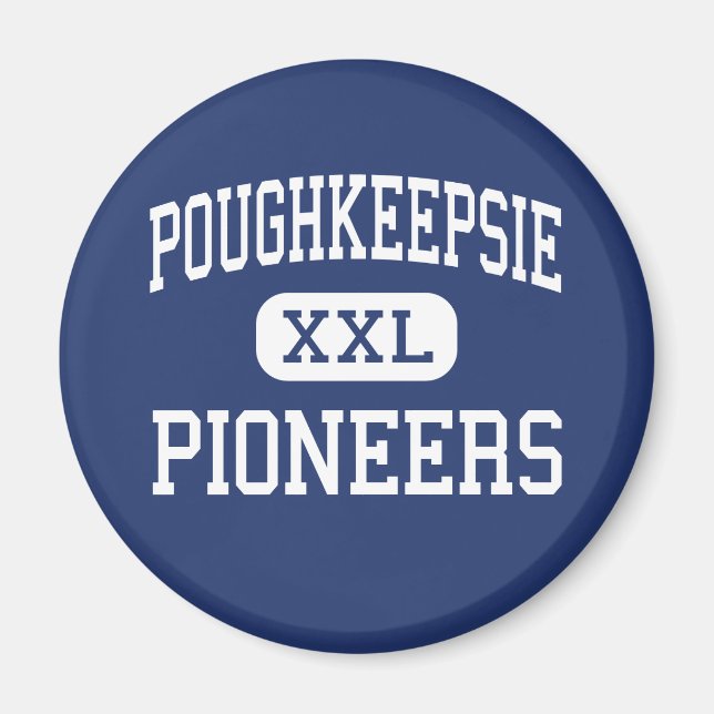 Poughkeepsie - Pioneers - High - Poughkeepsie Magnet (Front)