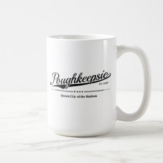 Poughkeepsie - Queen City of the Hudson - Black Coffee Mug