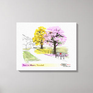 Poui in Bloom Canvas Print