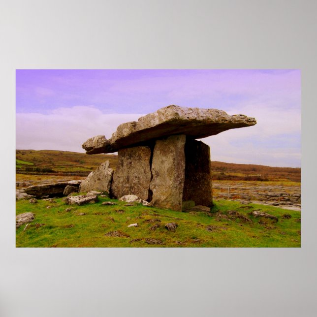Poulnabrone Dolmen Poster (Front)