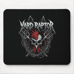 Poultry Famer Yard Raptor Skull Farm Chicken Mouse Mat