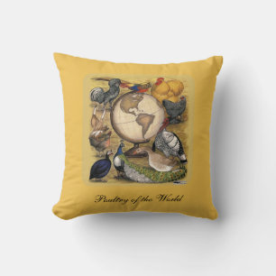 Poultry of the World Cushion