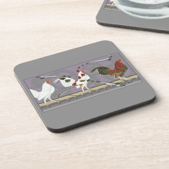 Poultry Painter Coaster (Left Side)