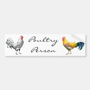 Poultry Person Bumper Sticker