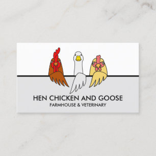 Poultry Vet Service Business Card