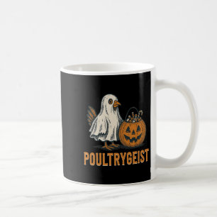 Poultrygeist Chicken Ghost Pumpkin Costume Hallowe Coffee Mug