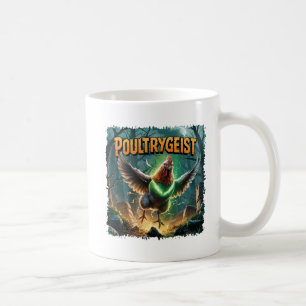 Poultrygeist Illustration – Poultry Poltergeist Coffee Mug