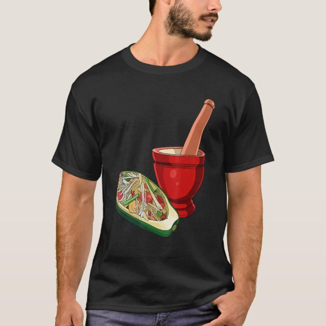 POUND IT Green Spicy Thai Papaya Salad khmer lao f T-Shirt (Front)