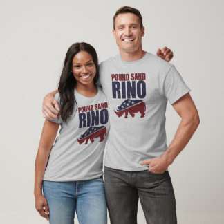 Pound Sand Rino, Political Shirt, Maga  T-Shirt