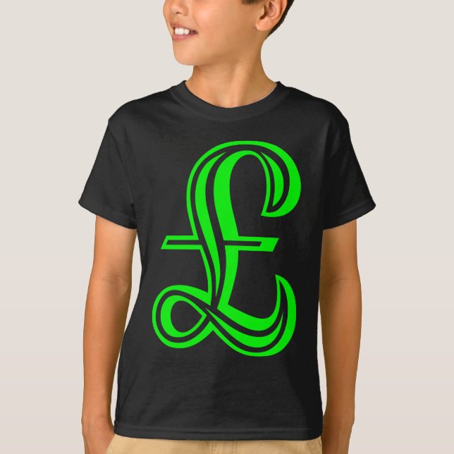 Pound Sign - Green T-Shirt (Front)