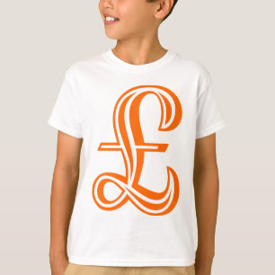 Pound Sign - Orange T-Shirt