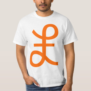 Pound Sign - Orange T-Shirt