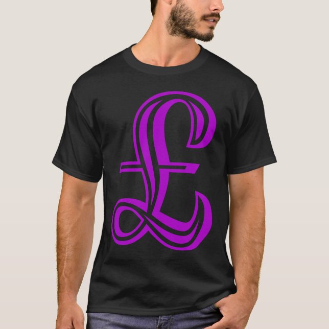 Pound Sign - Purple T-Shirt (Front)
