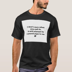 Pound Sign T-Shirt