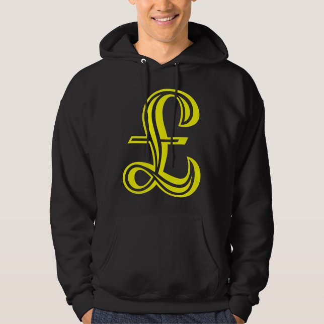 Pound Sign - Yellow Hoodie (Front)