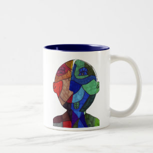 Pound-Sina H Two-Tone Coffee Mug
