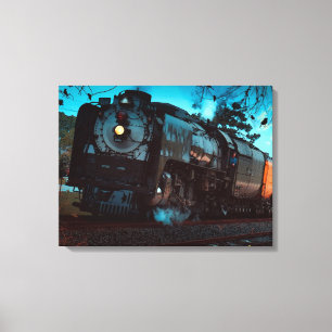 Pounding UP the Texas Grade Canvas Print