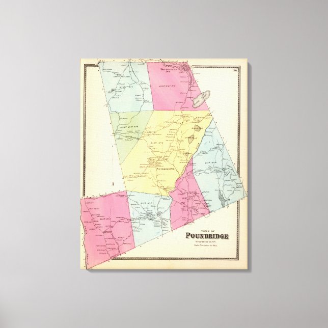 Poundridge, Town Canvas Print (Front)