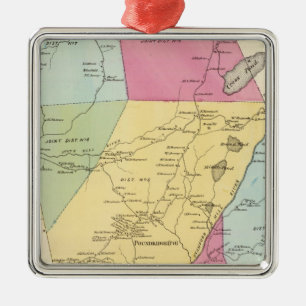 Poundridge, Town Metal Tree Decoration