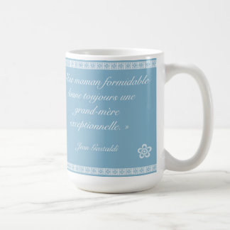 Pour le meilleure grand-mère coffee mug