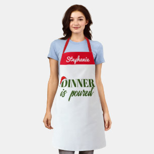 Pour Some Fun: Personalised Christmas Chef Apron