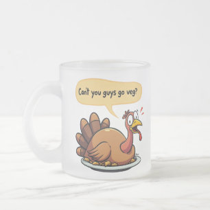 Pour Some Gravy on Me-Thanksgiving Turkey Frosted Glass Coffee Mug
