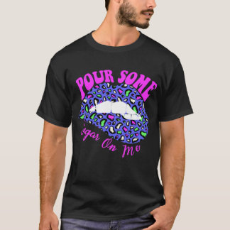 Pour Some Sugar On Me Biting Lips T-Shirt