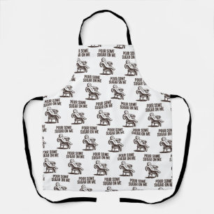 Pour Some Sugar On Me Funny Gingerbread Christmas Apron