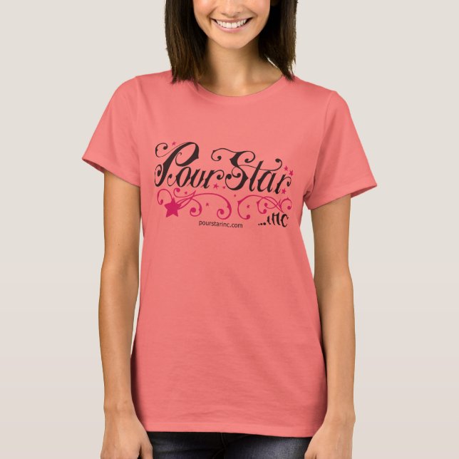 Pour Star Ringer T T-Shirt (Front)