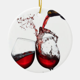 **POUR THAT WINE** CHRISTMAS ORNAMENT