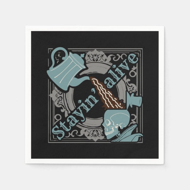 Pour the coffee in! napkin (Front)